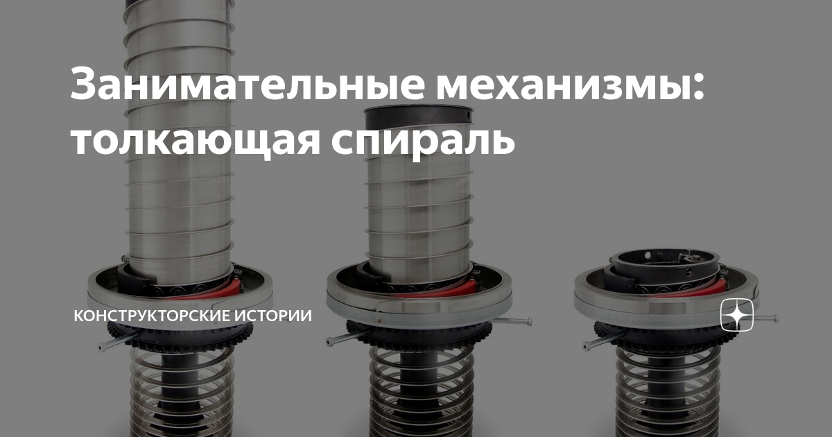 Занимательные механизмы: толкающая спираль | Конструкторское бюро ...