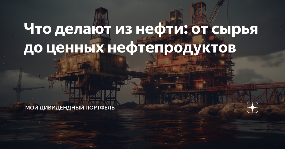 Что делают из нефти: от сырья до ценных нефтепродуктов | Мой ...
