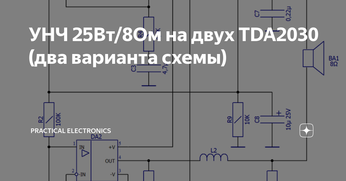 Гитарный усилитель с эффектом дисторшн