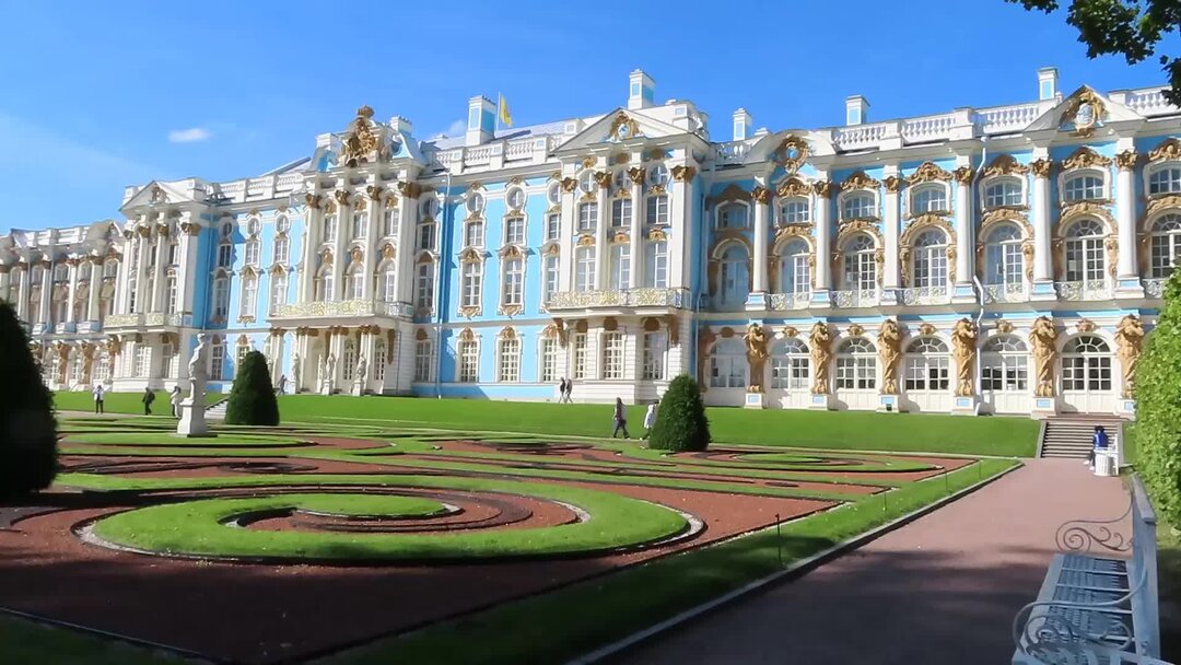 Царское село екатерининский дворец фото