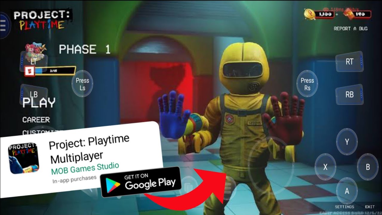 Playtime android. Проджект Плейтайм. Project Playtime игрок. Project Playtime mobile.