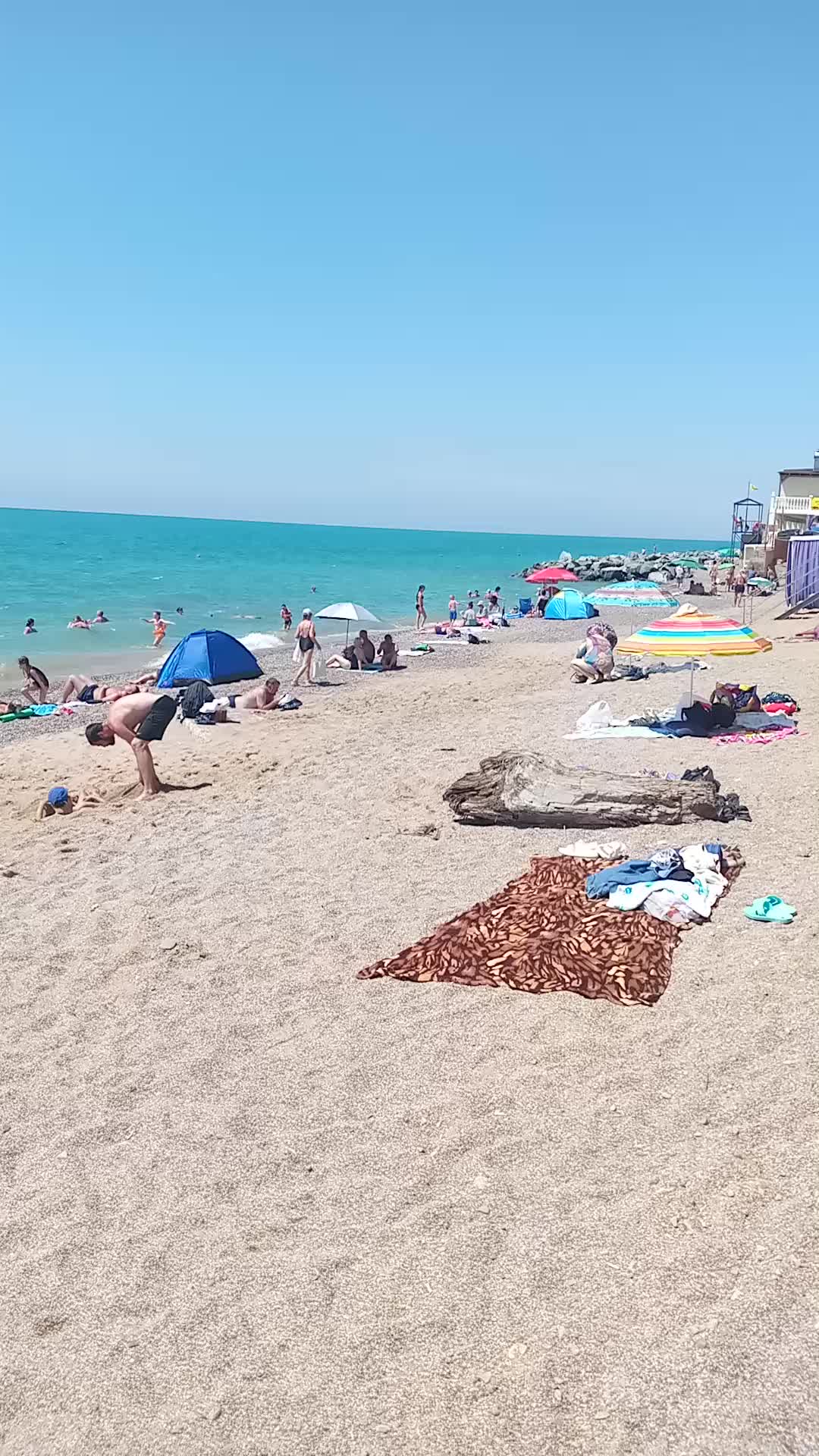пляж в николаевке крым