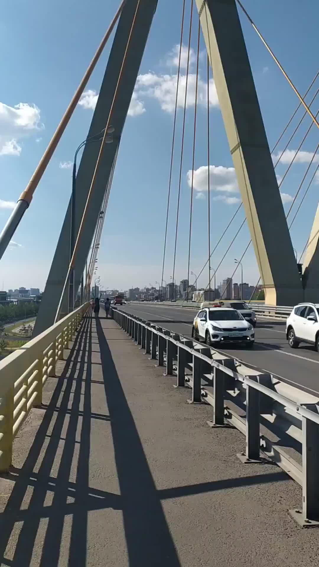 казань мост миллениум ночью
