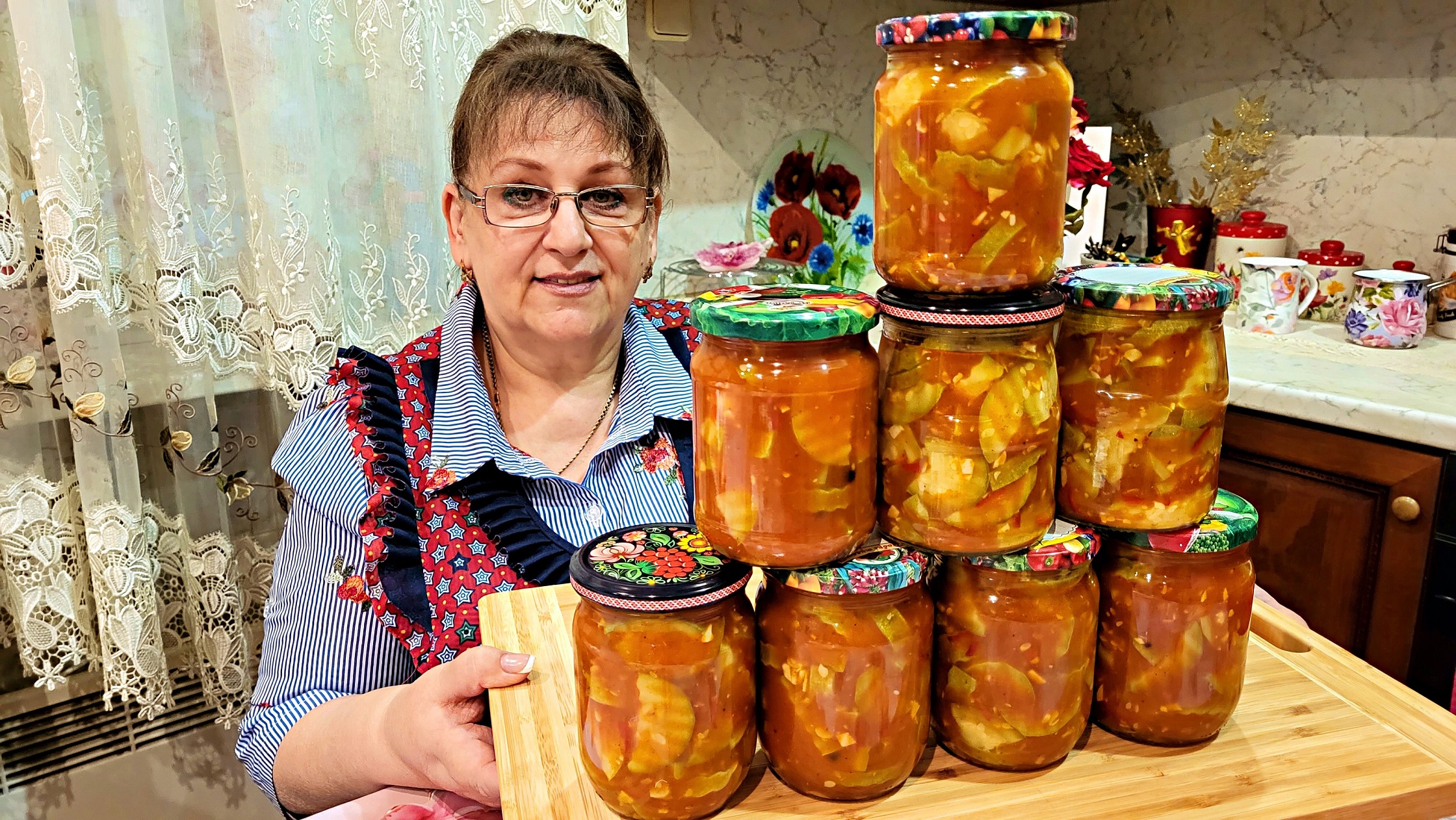 Прошу к столу с ириной пикулиной кабачки на зиму