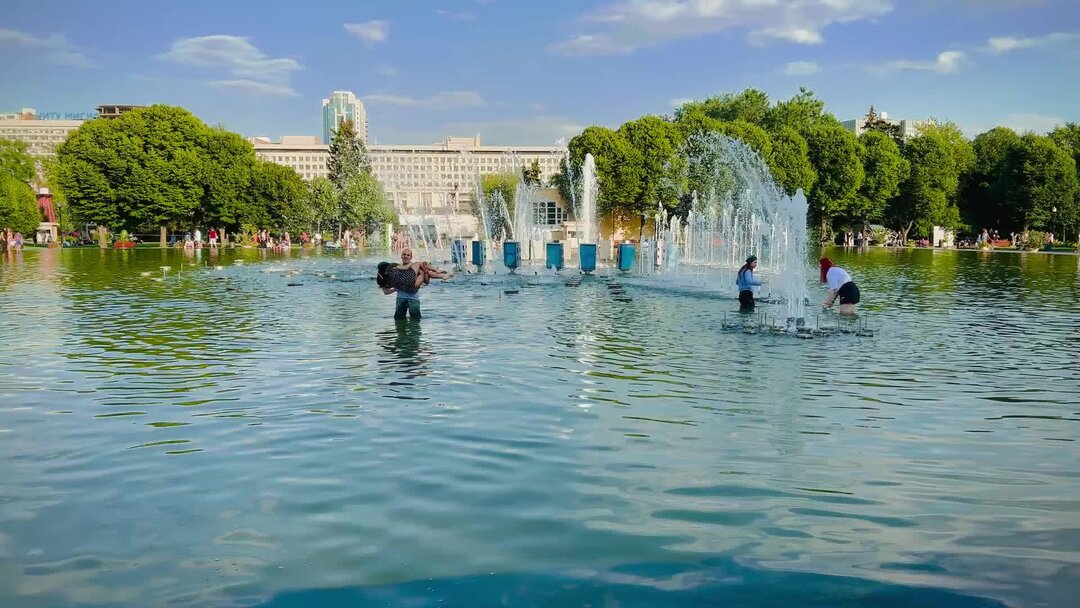 Парк Горького Москва Зарядье