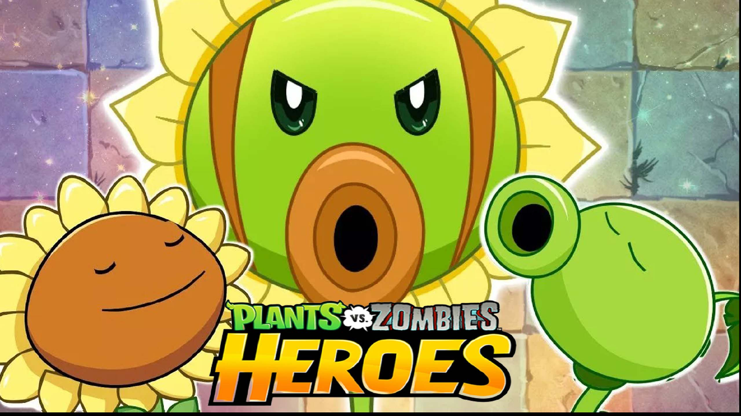 Plant vs zombie видео. PVZ 2 подсолнух. Растения против зомби 2 подсолнух. Plants vs Zombies Горохострел и подсолнух. Растения против зомби 2 подсолнух и Горохострел.