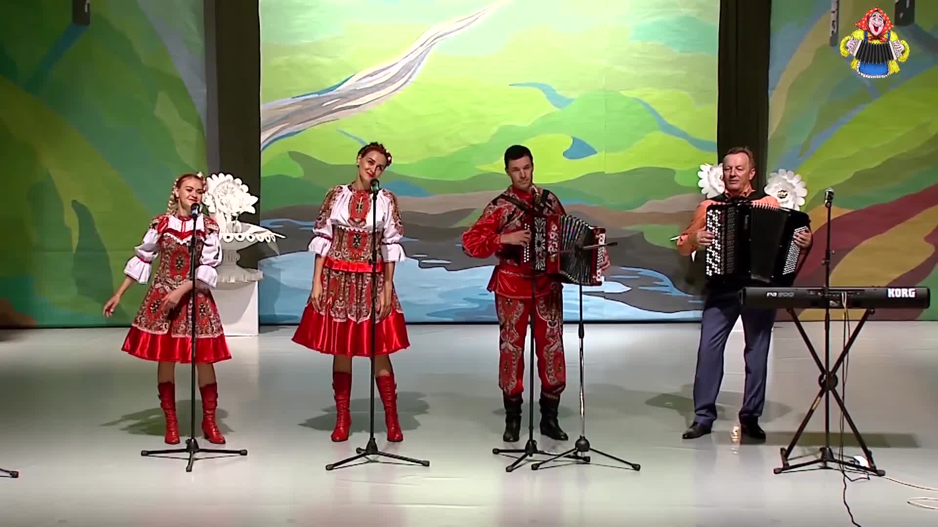 Ансамбль калина ах ночь. Ансамбль Митрофановна. Ансамбль Калина голубая ночь. Идель Самара ансамбль