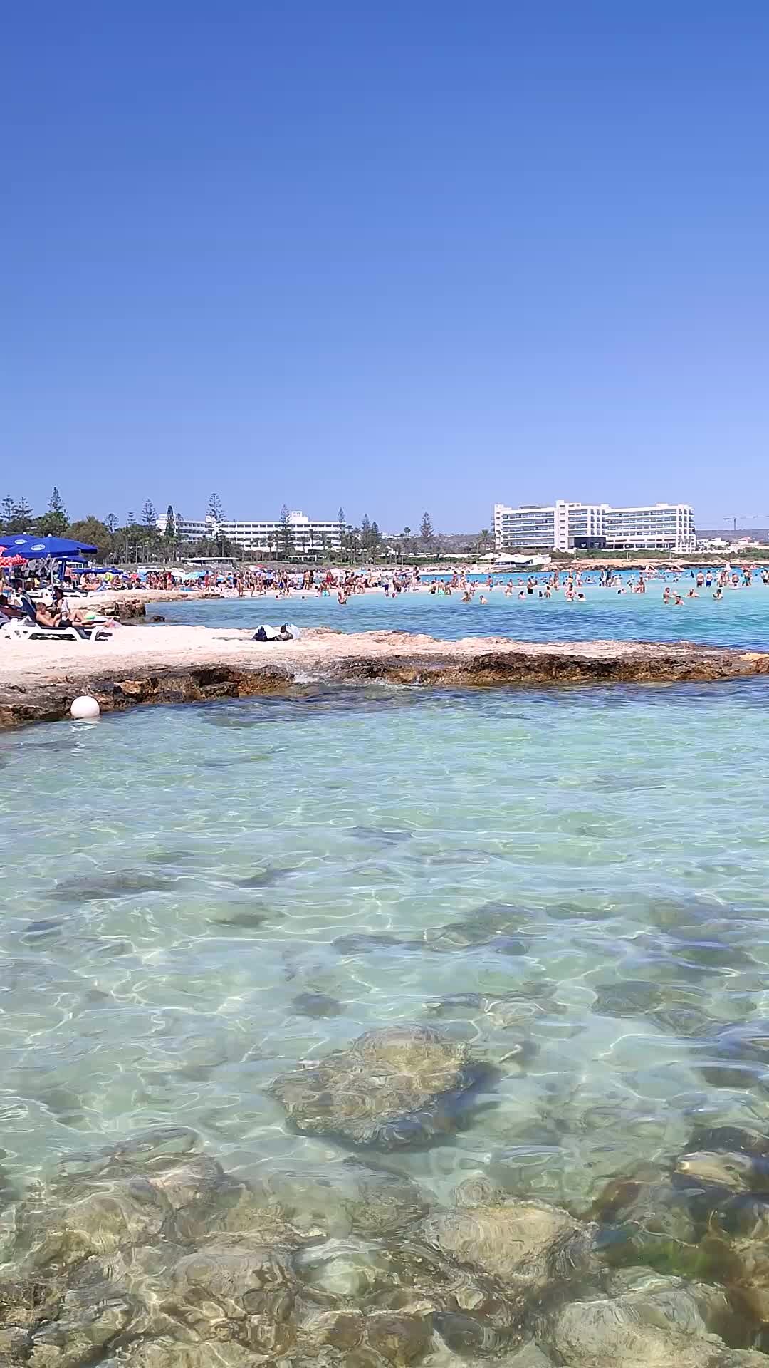 Волшебный Кипр и не только | Пляж Нисси Бич, один из самых популярных и ...