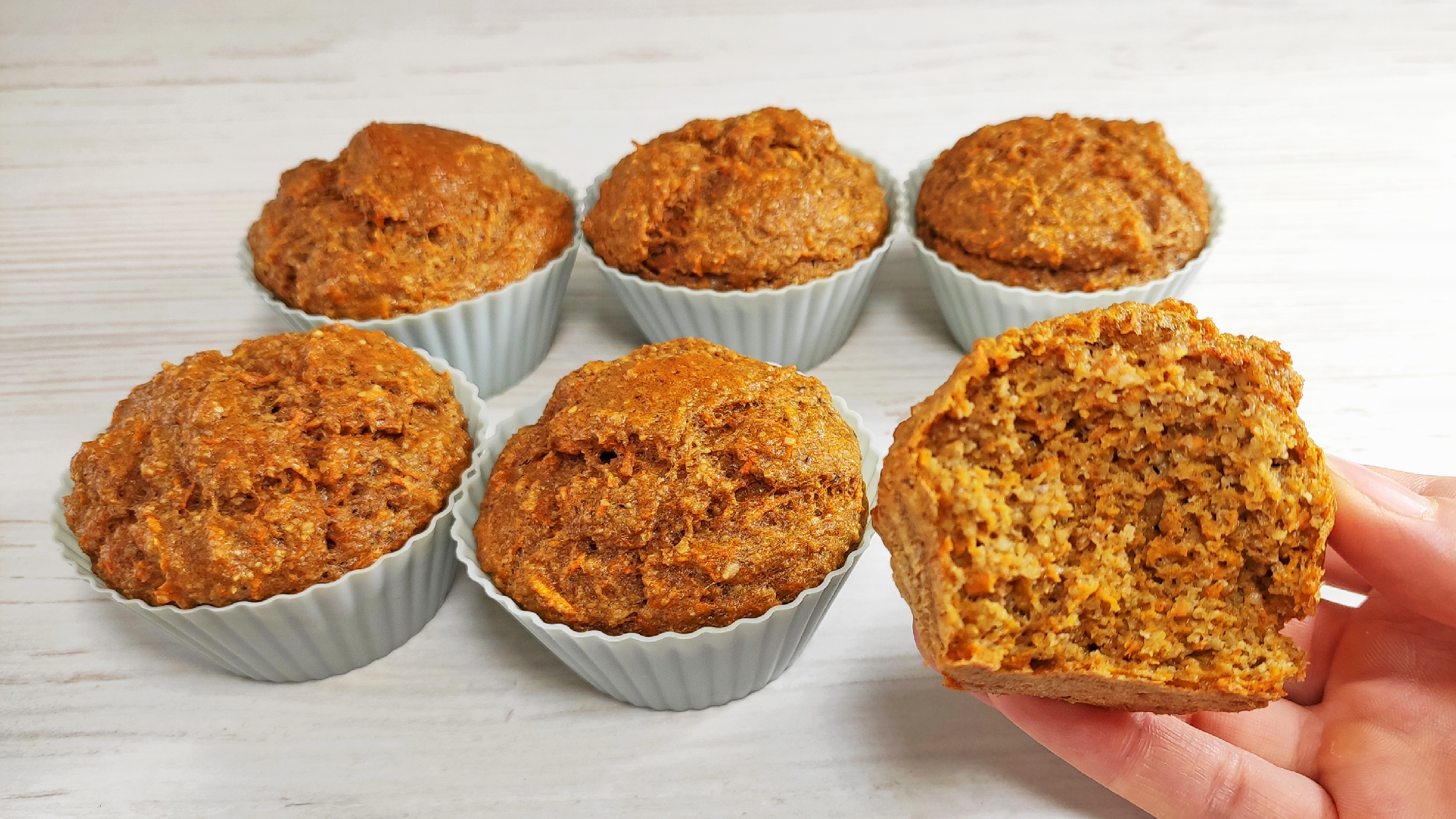 Gluten free Spinach and Carrot Muffins Recipe