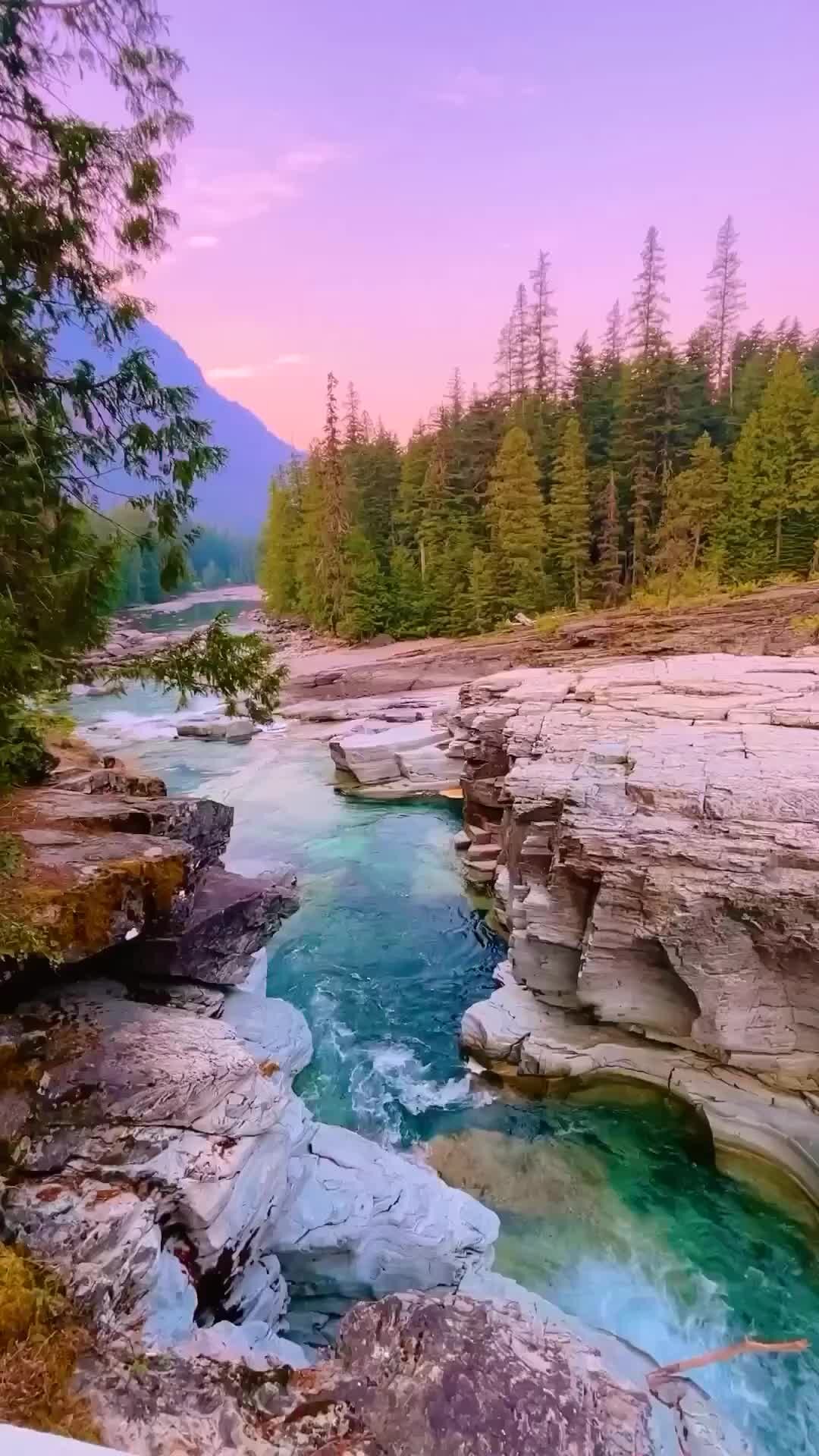 Glacier National Park смотровая площадка