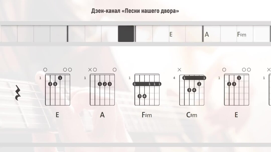 Танцы минус аккорды