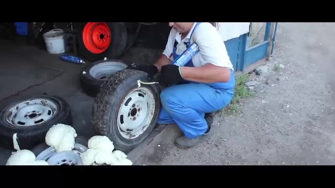 Что будет если запенить колеса и поехать на них | Гараж 54 | Дзен