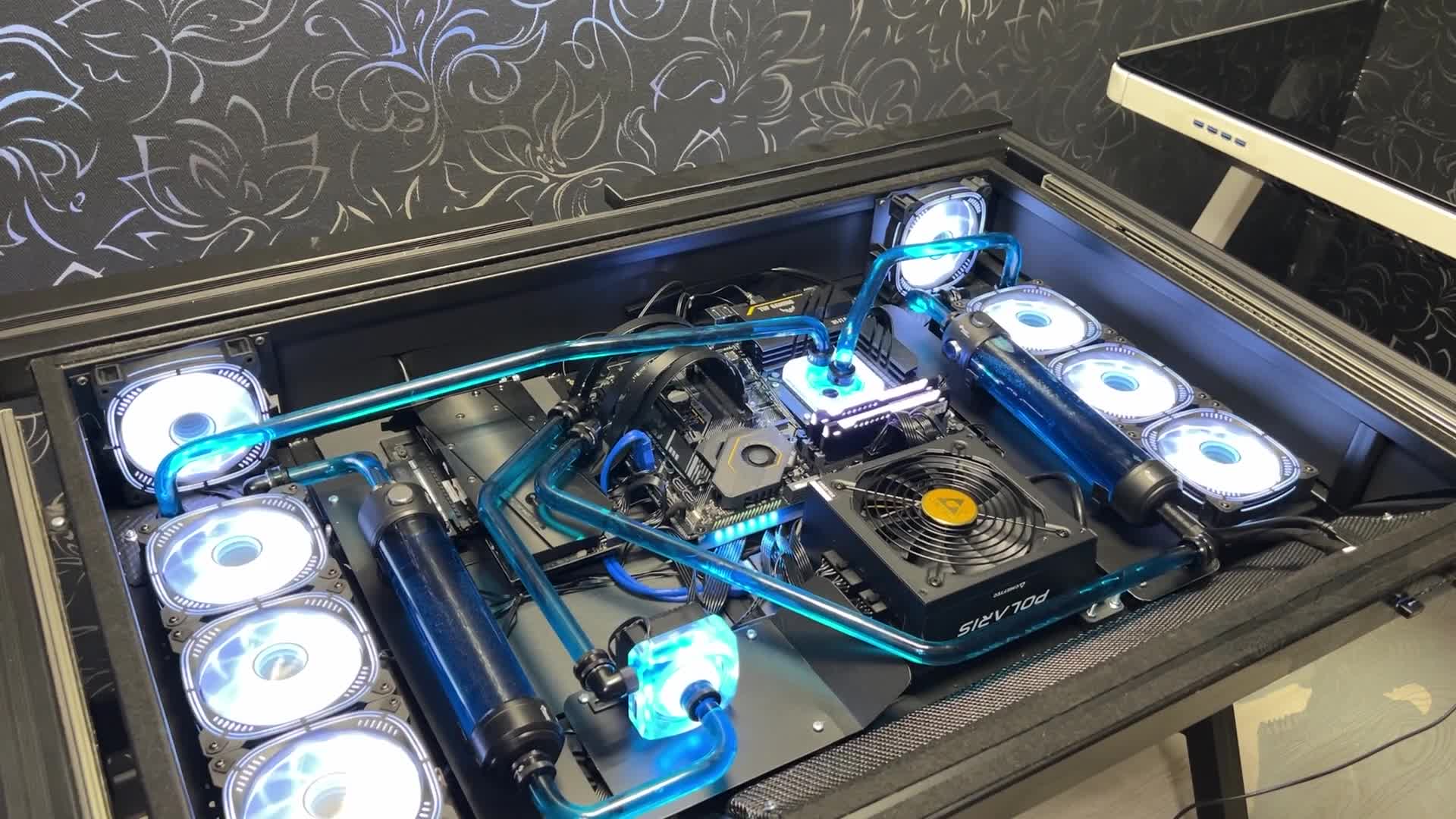 Custom Water Cooling. Water Cooling PC. Custom Water Cooling PC. Кастомная система охлаждения ПК.