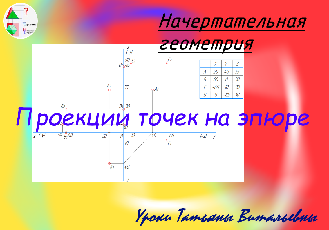 Сколько проекций точки необходимо иметь чтобы чертеж был обратимым