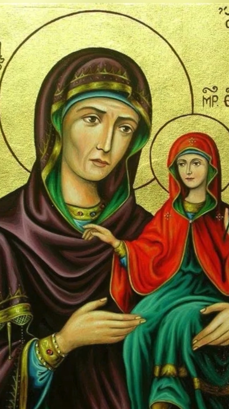 Мать святой анны. Икона Святой Анны матери Богородицы.