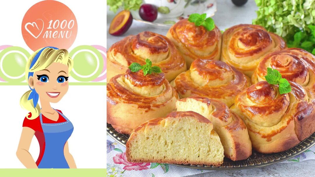 пышные сдобные булочки. булочки без яиц. сладкая булочка. булочки. красивые и вкусные булочки.