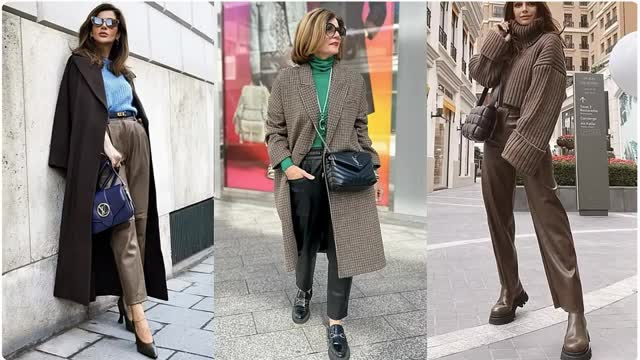 женские брюки осен зима. зимние брюки женские. брюки зима 2020-2021. ральф лорен показ. модные брюки зимой.