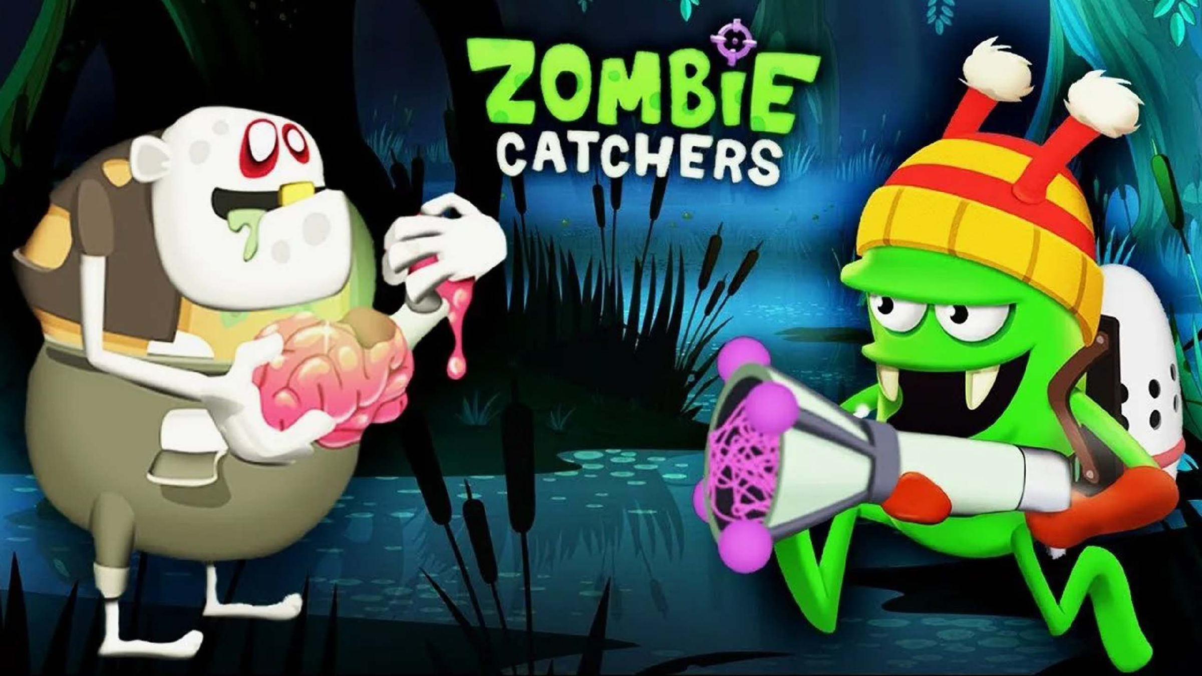 Игра зомби катчер. Зомби из зомби Катчер. Охотники на зомби Zombie Catchers. Игра охота на зомби.