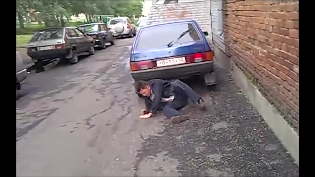 Drunk russian video