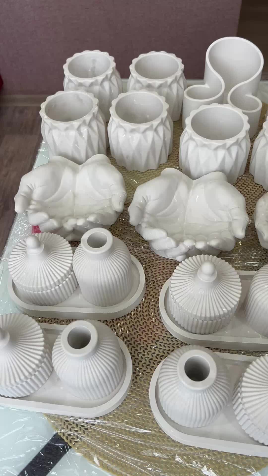 Подсвечник из гипса своими руками