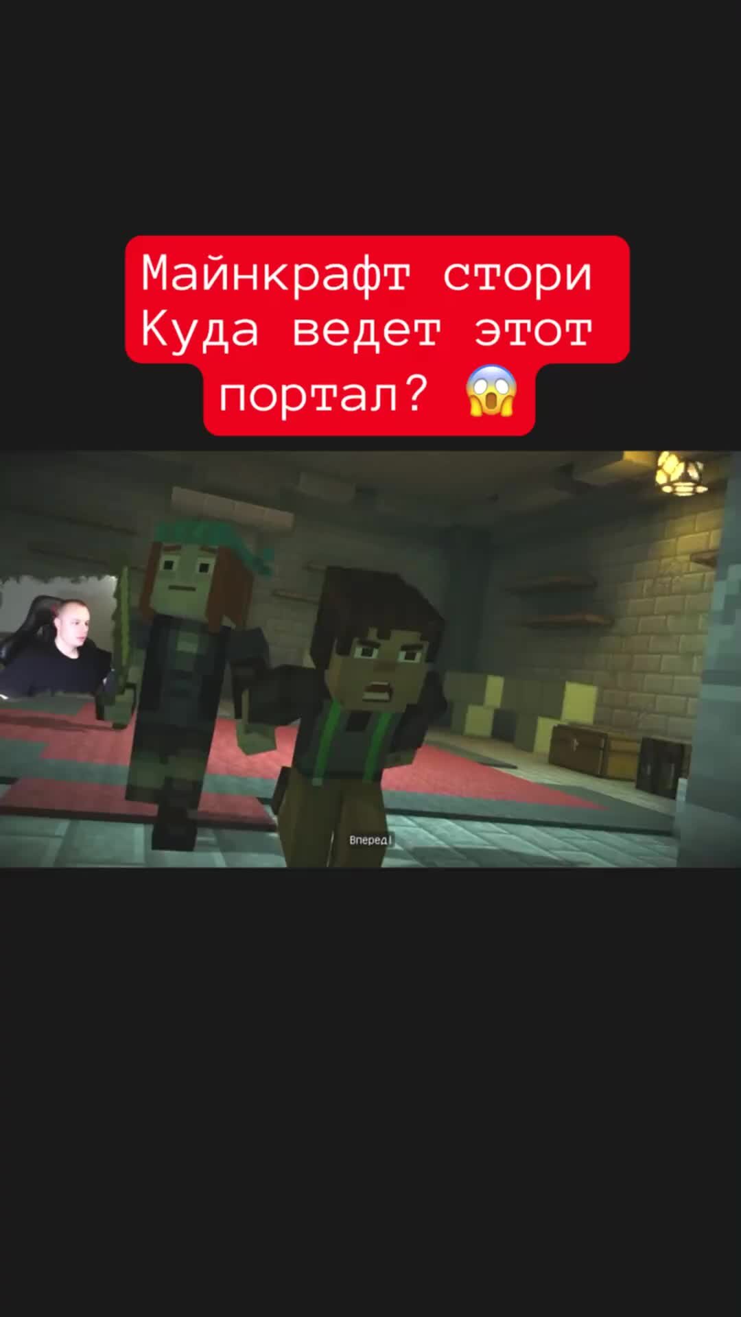 MaxiplayTV | Майнкрафт стори - Куда ведет этот портал? 😱 #shorts #майнкрафт  #minecraft #minecraftstorymode #игры | Дзен