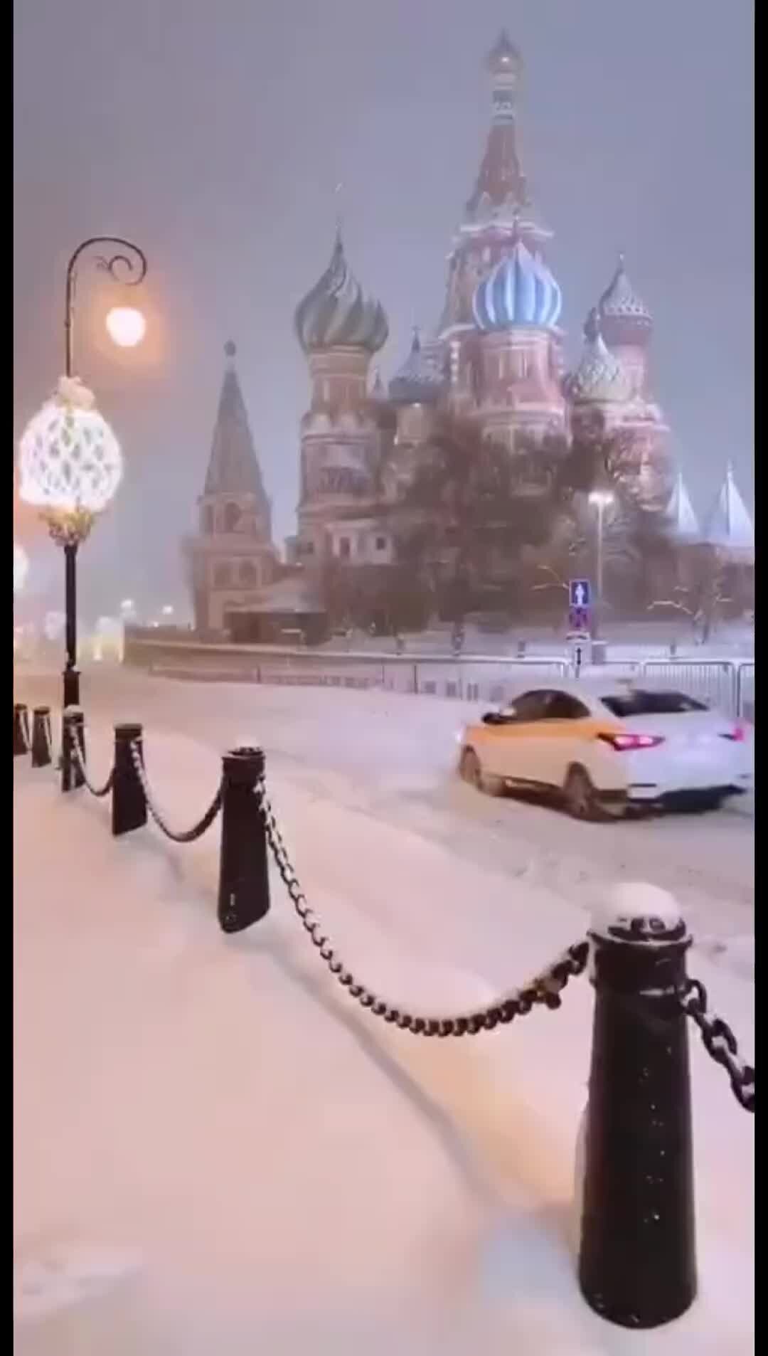 Зима в москве картинки