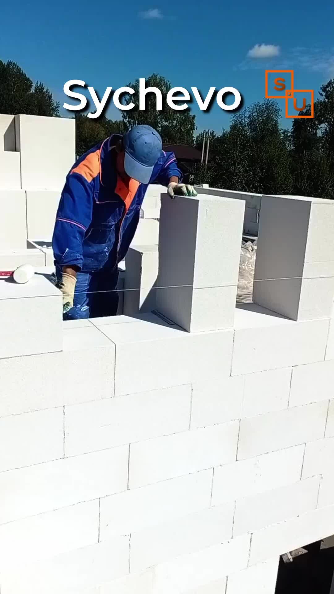 LAIF House | Кладка блока в стиле LAIF Style! Белоснежный газобетон на ...