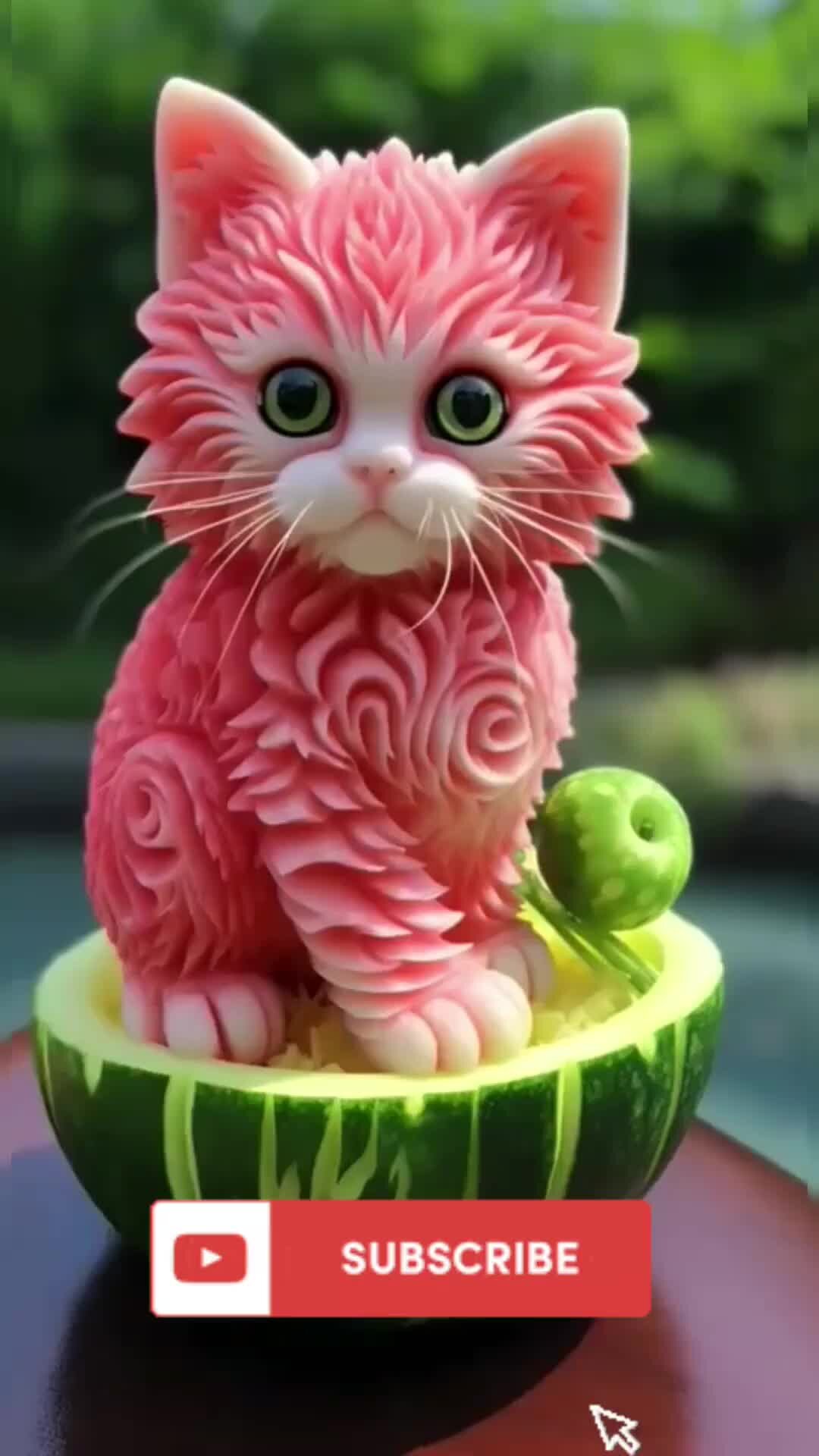Кот на арбузе