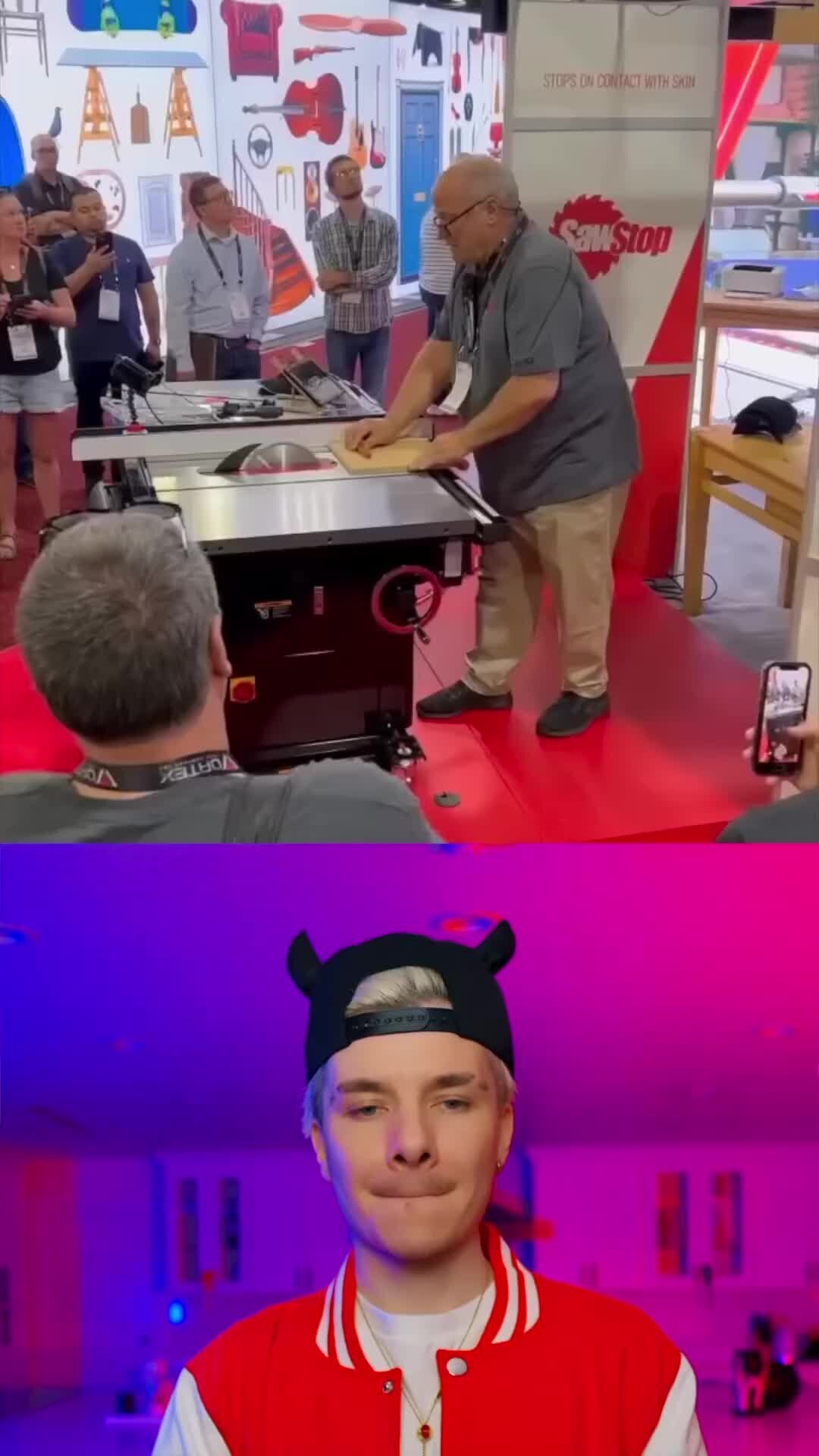 Gary SawStop table saw hotdog test xoteam garygrey Дзен