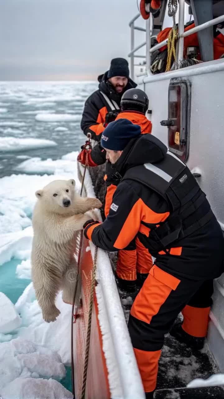 Мишка и моряки 