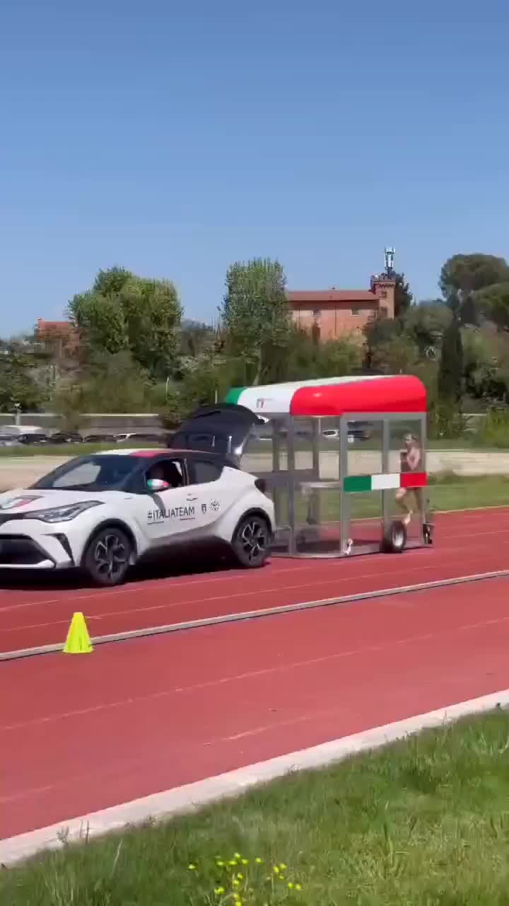 Running car