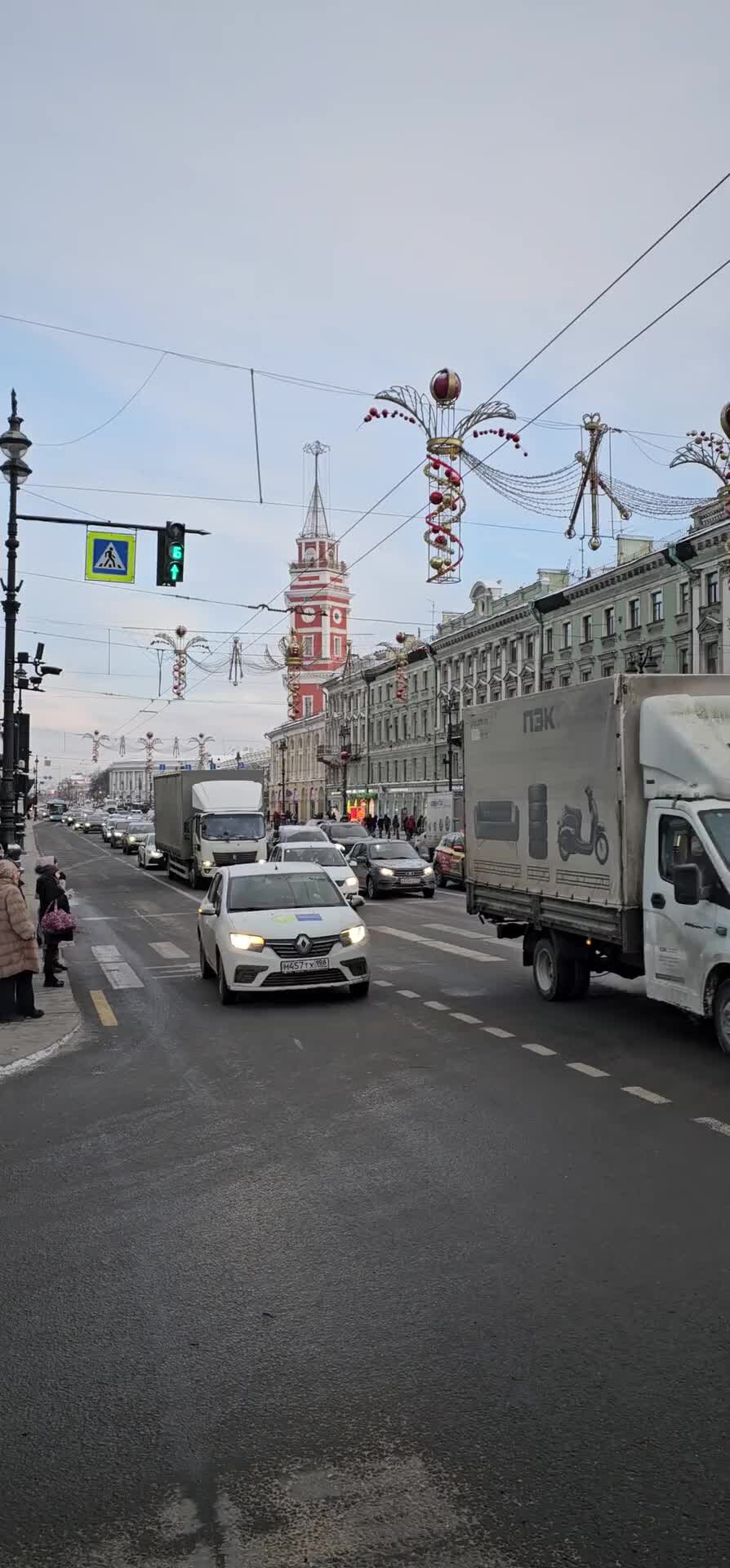 Владимир Кирьянов | Санкт-Петербург январь 2024. Башня городской думы.  Казанский собор. Адмиралтейство. Дом Зингера. | Дзен