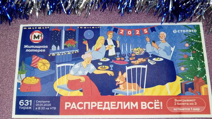 Новогодний розыгрыш мечталионн лотерея тираж 2025