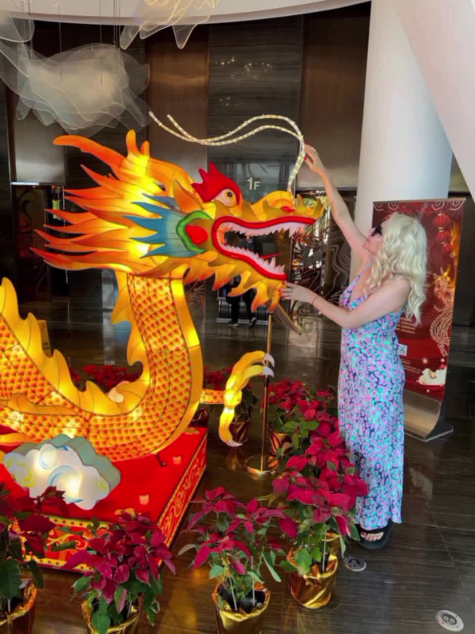 китайский дракон ниан.