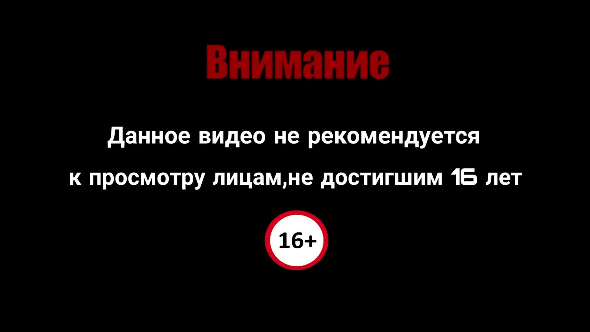 Даю внимание. Не рекомендуется к просмотру. Не рекомендуется к просмотру лицам. Для зрителей старше 16 лет. Дисклеймер 16+.