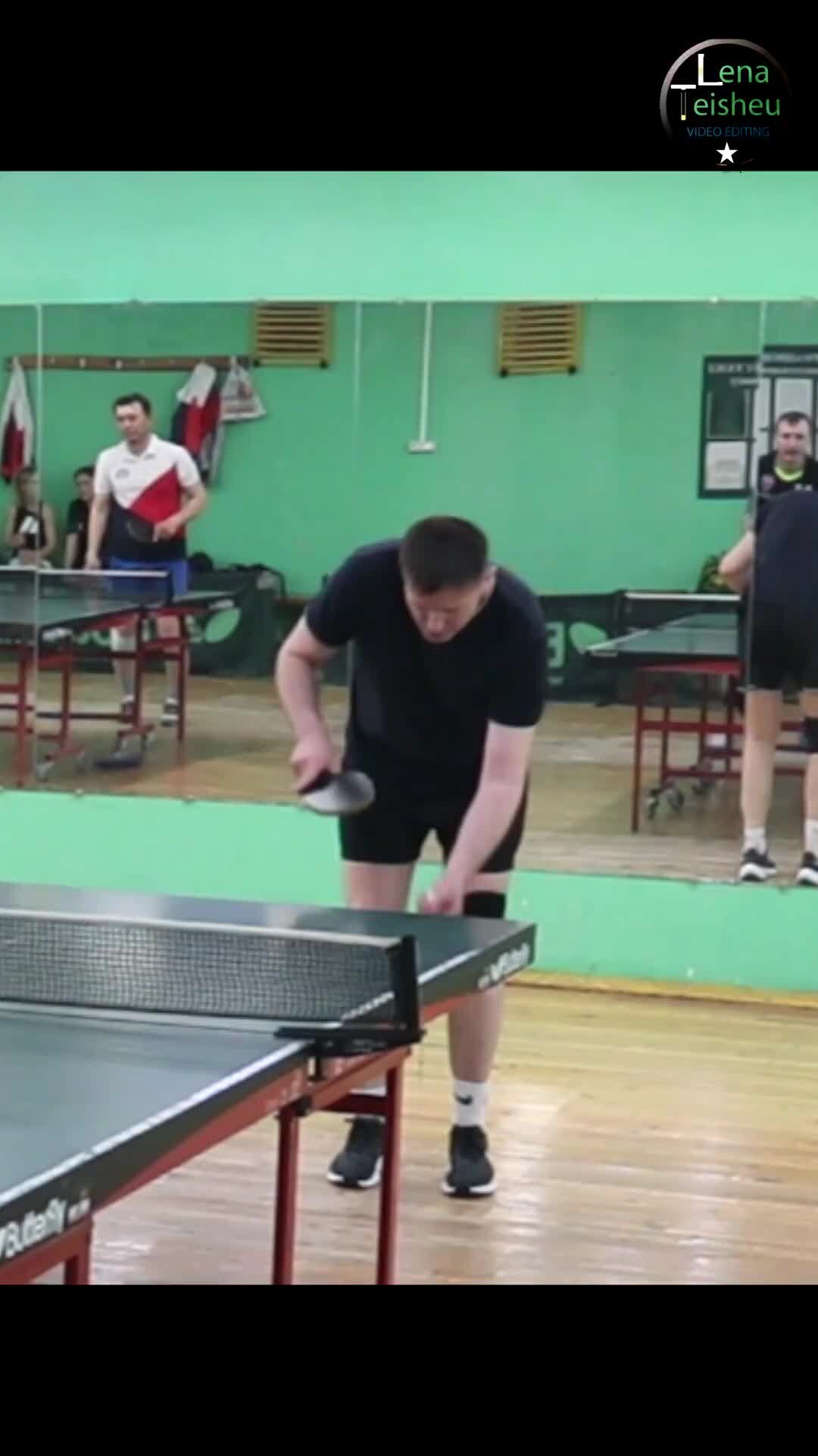 Настольный теннис - Волгоград | 🔥📹 Мозговой 🏓 Мерзликин | подача 1 /  Спартакиада ВТО Нефтегазстроя | 21.04.2024 #tabletennis #спорт | Дзен