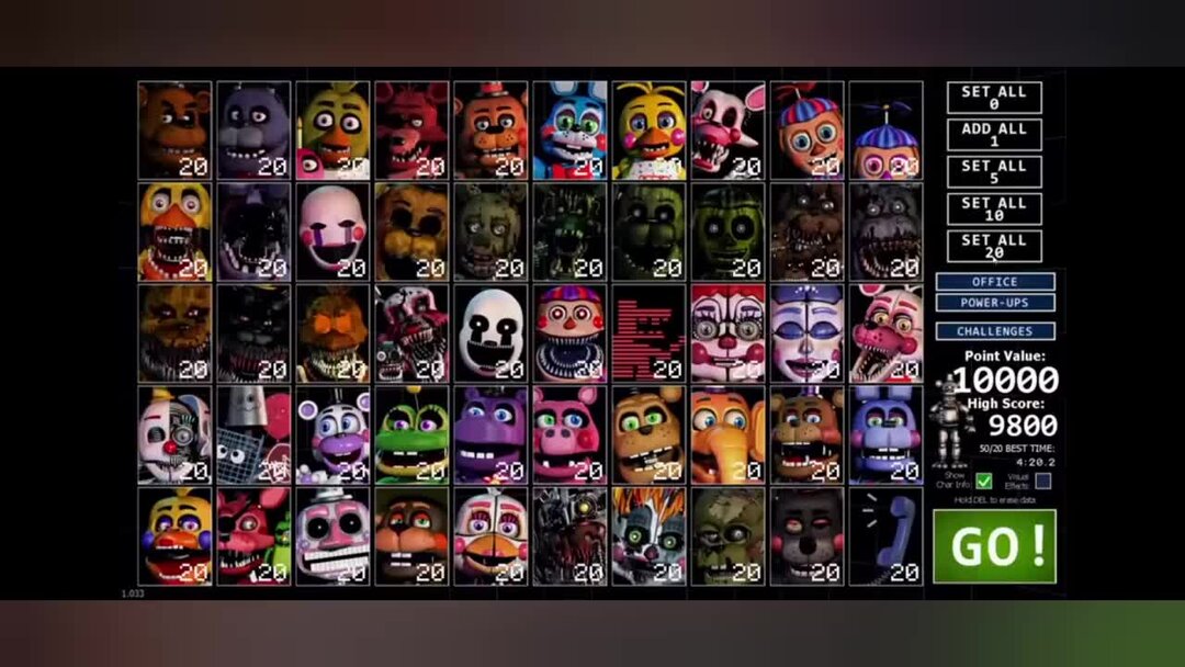 Скачай fnaf 7 custom night. Кастом Найт. Ultimate Custom Night. Ultimate Custom Night АНИМАТРОНИКИ. ФНАФ 7 меню