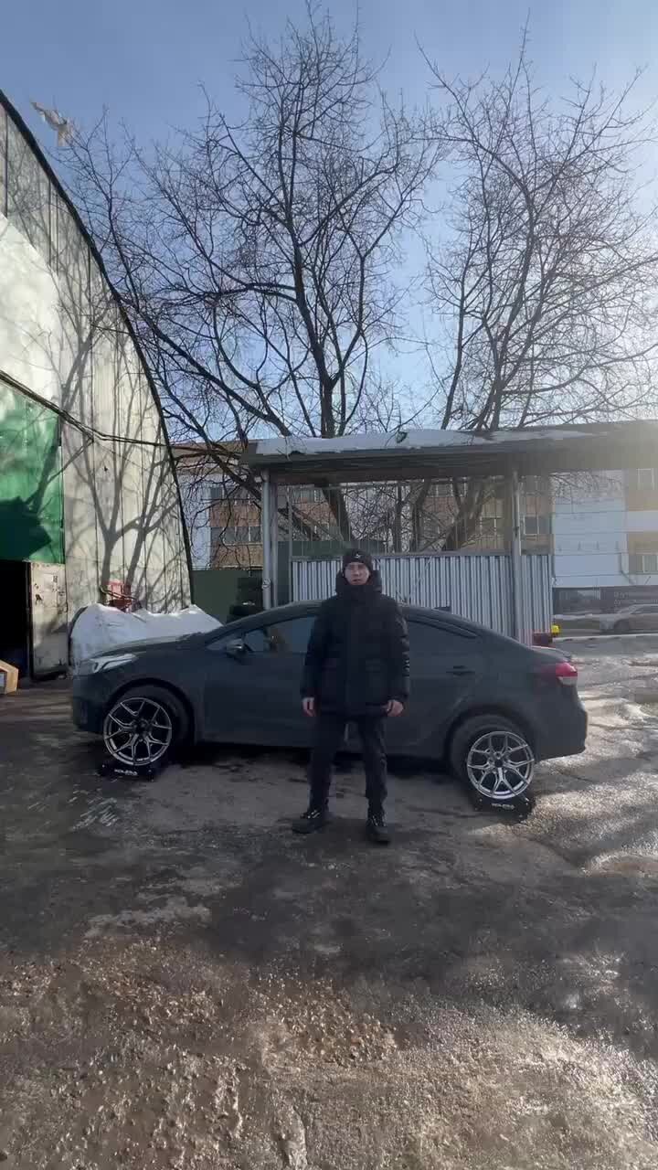 Kolesaclub шины и диски | Kia Cerato на примерке дисков в 18 -м диаметре  #примеркадисков #kia #cerato | Дзен