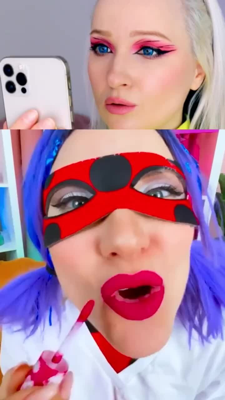 макияж губ видео