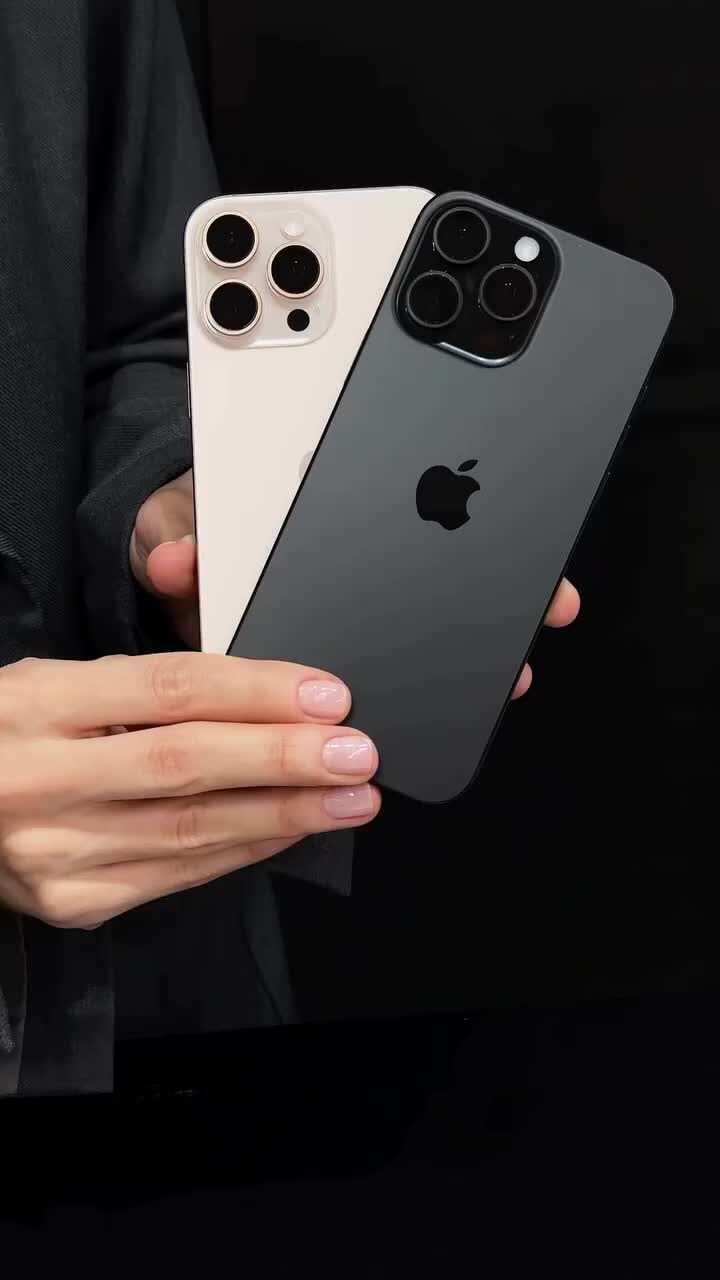 Айфон 16 про пустынный титан фото iStore iPhone 16 Pro Max "Черный титан" и "Пустынный титан". Какой цвет вам нрав