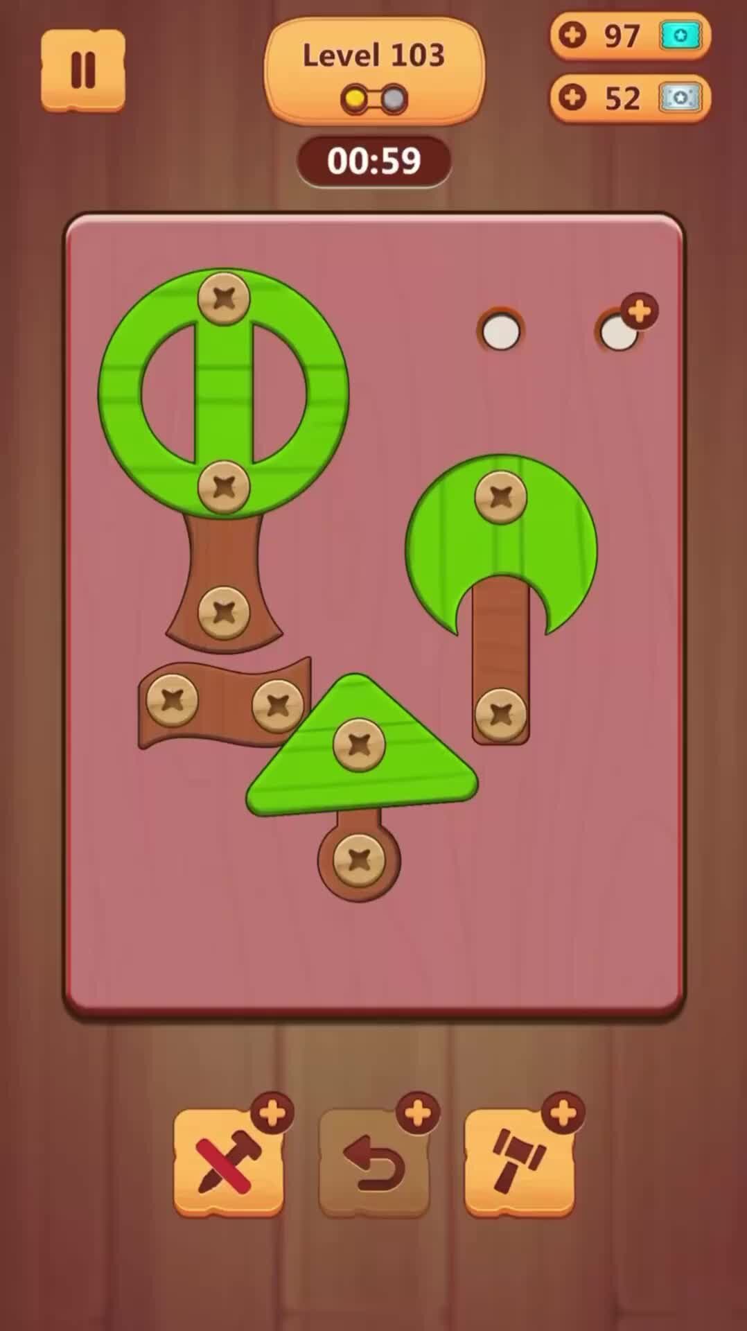 iOSlik | Wood Nuts & Bolts • 103 #level #уровень #game #игра | Дзен