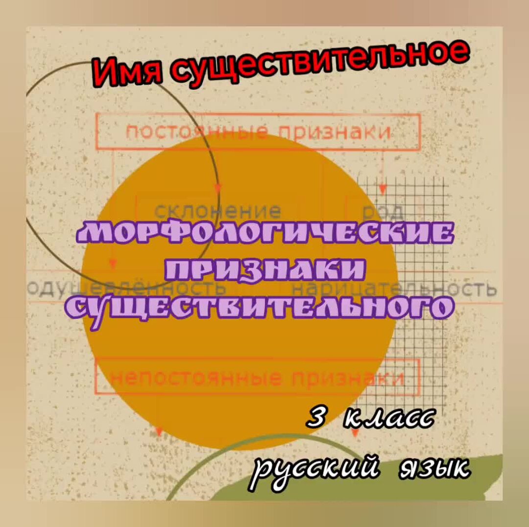 морфологический разбор слова 5 слов.