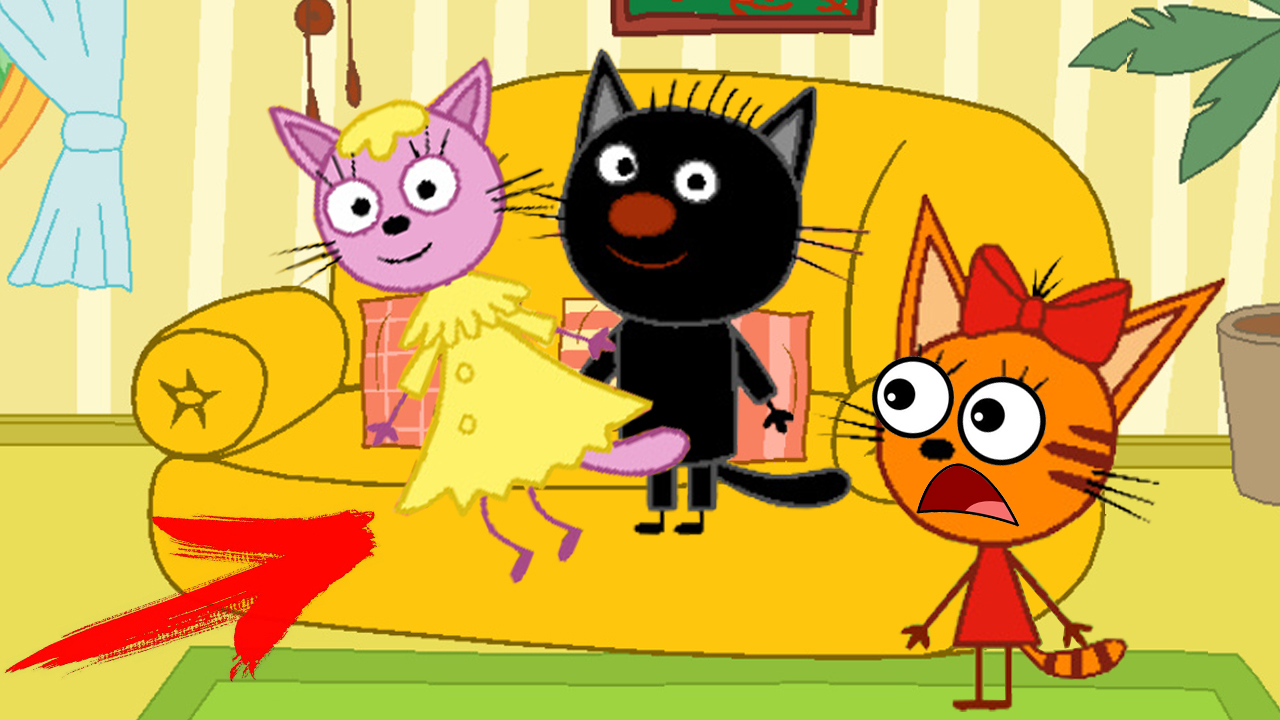 три кота инопланетяне. 3 кота летать. котики васи ложкина картины. три кота на воздушном шаре фантазия. три кота мультсериал.