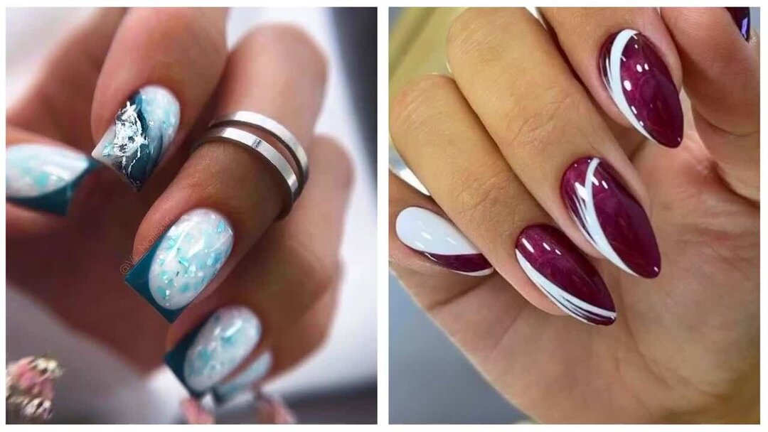 необычный маникюр. мерлин найлс 2021. крутой маникюр. популярный дизайн ногтей 2023. красивый стильный маникюр.