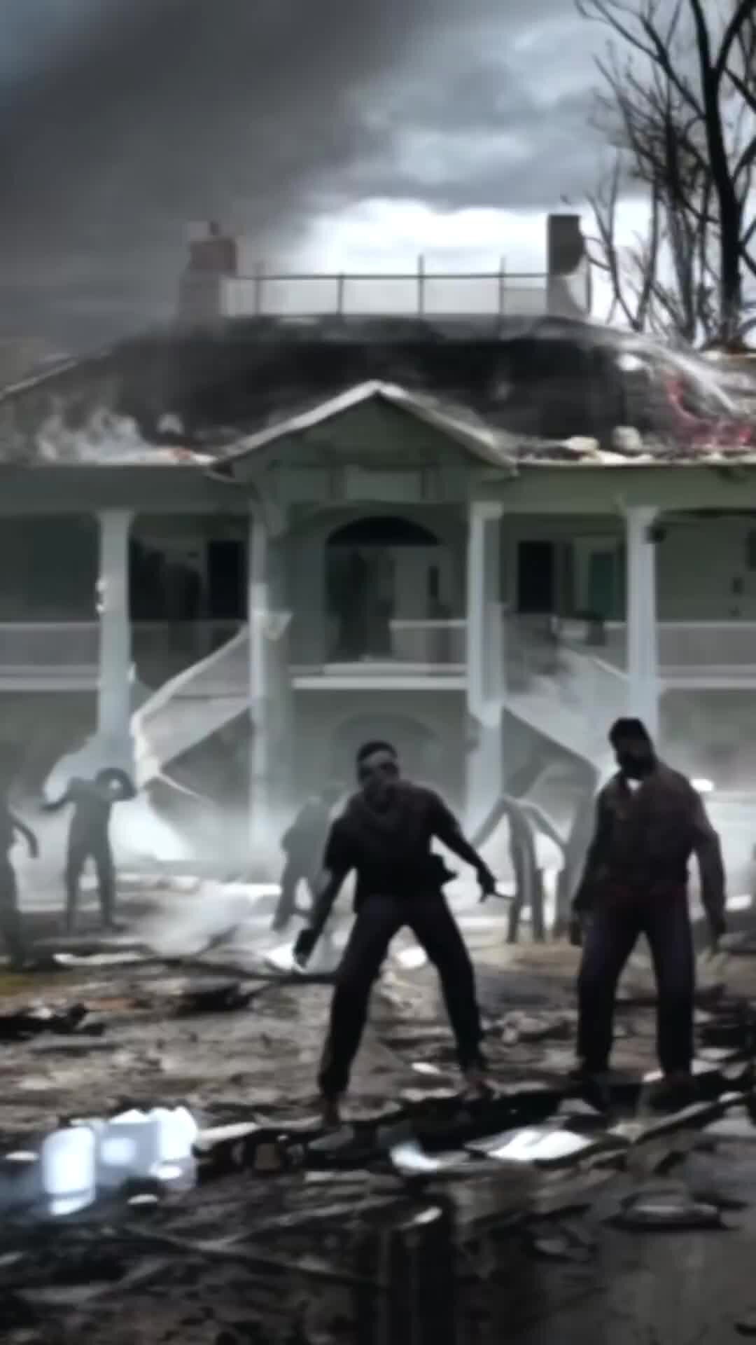 зомби в доме. бункер против зомби. игра про зомби the last stand 2. домик зомби. зомби в доме.