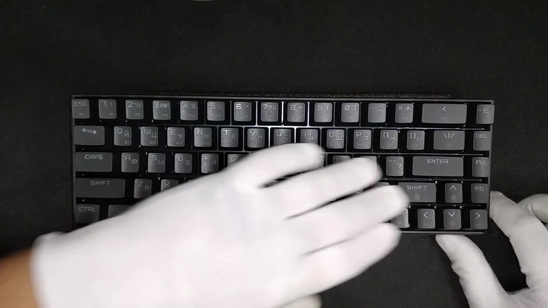 Игровая механическая клавиатура ARDOR GAMING Immortality TKL, Gateron Yellow, 87