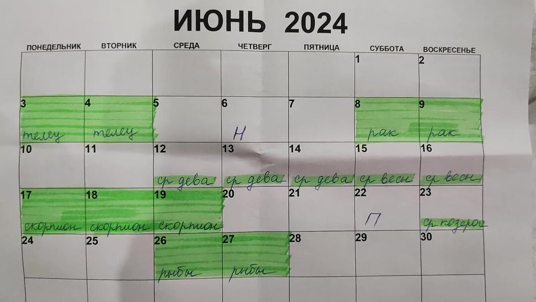 Посадочные дни май 2024 года по лунному