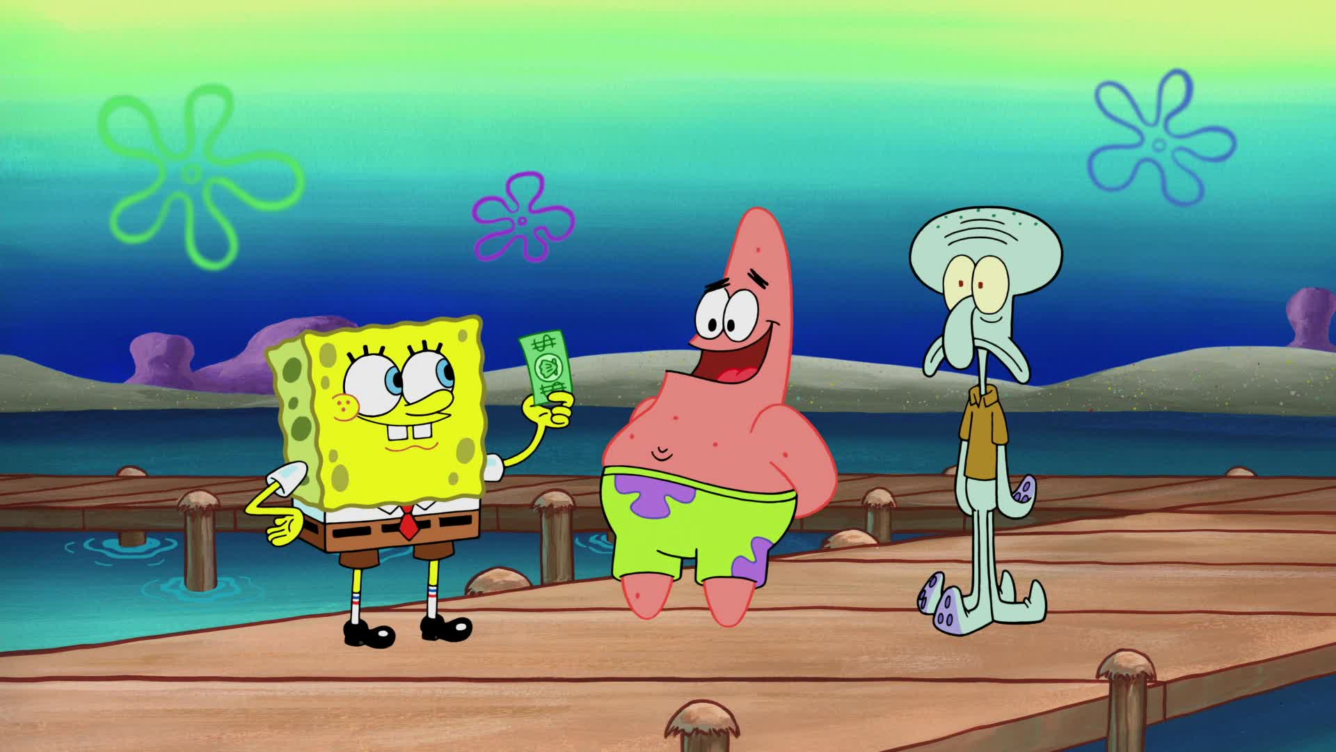 Скачай видео спанч боб. Spongebob квадратные штаны Seasons. Губка Боб квадратные штаны лагерь Корал.