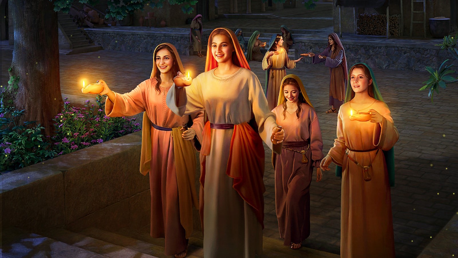 Притча о десяти девах иконография. Мудрые и неразумные девы. Великий вторник притча о десяти девах. Притча о десяти девах икона. Великий вторник притча о девах.