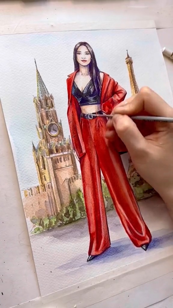 Художник нарисовал девушку. Я чувствую себя настоящим дизайнером. Художник нарисовал девушку. Художник нарисовал девушку. Художник нарисовал девушку.